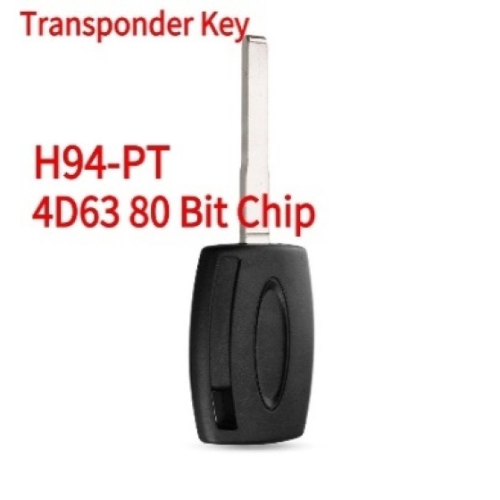 2011-2020 Ford / H94-PT / Side Mill Transponder Keys / Chip 4D63 80 Bit / 164-R8062(Aftermarket chip/OEM chip)(No logo)